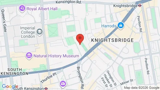 Apartments for rent i London SW3 - kort over placeringen