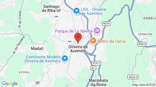 Apartments for rent in Oliveira de Azeméis - Photo from Google Street View