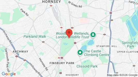 Apartments for rent i London N4 - kort over placeringen