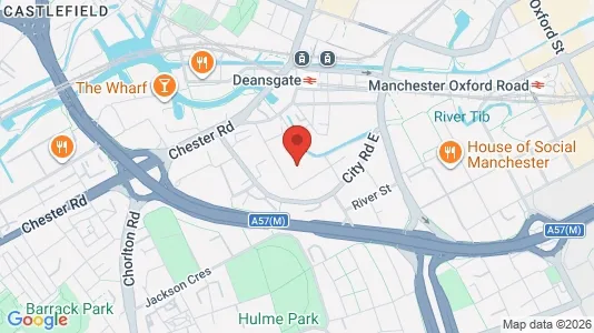 Apartments for rent i Manchester - Lancashire - kort over placeringen