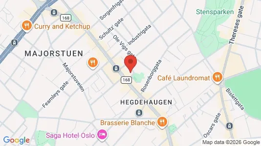 Apartments for rent i Oslo Frogner - kort over placeringen