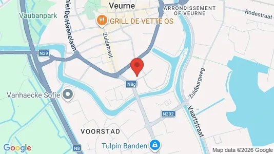 Rooms for rent in Veurne - Photo from Google Street View