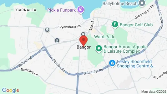 Apartments for rent i Bangor - County Down - kort over placeringen