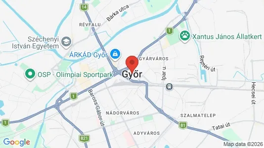 Apartments for rent in Győri - Photo from Google Street View
