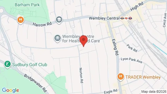 Apartments for rent i Wembley - Middlesex - kort over placeringen