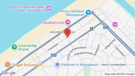 Apartments for rent i Nieuwpoort - kort over placeringen