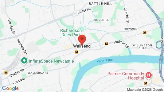 Apartments for rent i Wallsend - Tyne and Wear - kort over placeringen