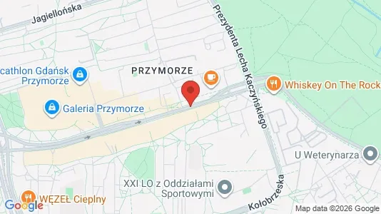 Apartments for rent i Gdańsk - kort over placeringen