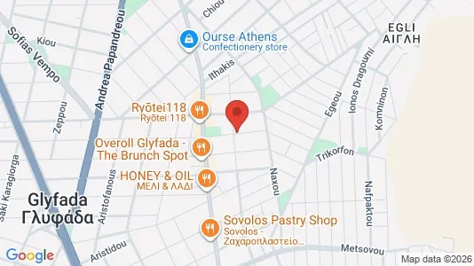 Apartments for rent i Glyfada - kort over placeringen