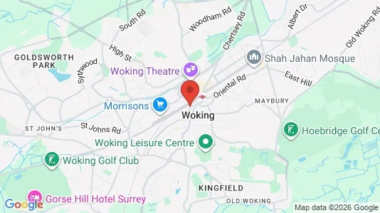 Apartments for rent i Woking - Surrey - kort over placeringen