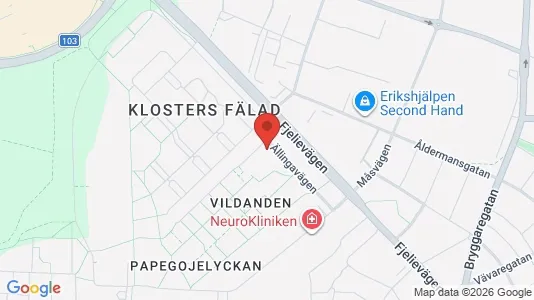 Rooms for rent i Lund - kort over placeringen