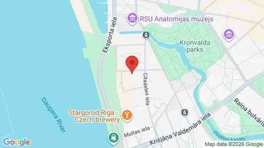 Apartments for rent i Riga Centrs - kort over placeringen