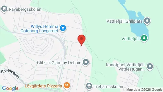 Apartments for rent i Angered - kort over placeringen