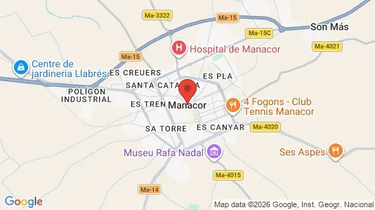 Rooms for rent in Manacor - Photo from Google Street View