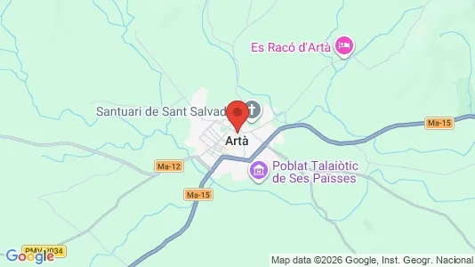 Rooms for rent in Artà - Photo from Google Street View