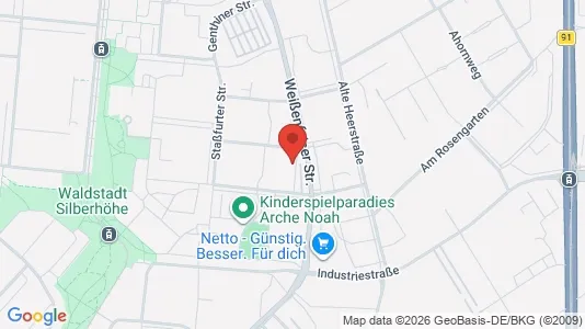Apartments for rent i Halle (Saale) - kort over placeringen