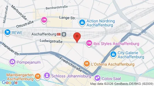 Apartments for rent in Aschaffenburg - Photo from Google Street View
