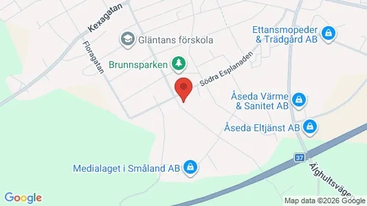 Apartments for rent i Uppvidinge - kort over placeringen