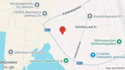 Apartments for rent i Joensuu - kort over placeringen