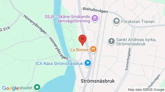 Apartments for rent i Markaryd - kort over placeringen
