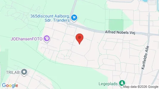 Apartments for rent i Aalborg Øst - kort over placeringen
