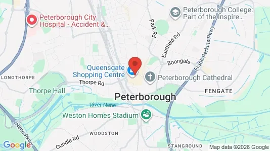 Apartments for rent i Peterborough - Cambridgeshire - kort over placeringen