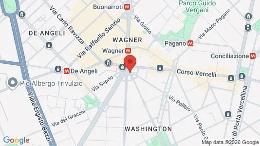 Apartments for rent i Milano Zona 1 - Centro storico - kort over placeringen