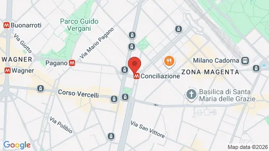 Apartments for rent i Milano Zona 1 - Centro storico - kort over placeringen
