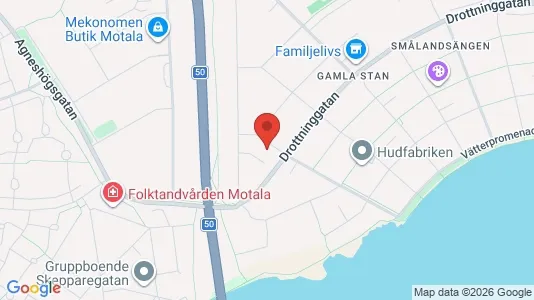 Apartments for rent i Motala - kort over placeringen