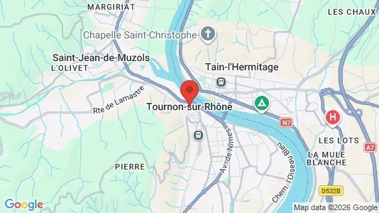 Apartments for rent in Tournon-sur-Rhône - Photo from Google Street View