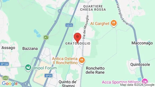 Apartments for rent i Milano Zona 5 - Vigentino, Chiaravalle, Gratosoglio - kort over placeringen