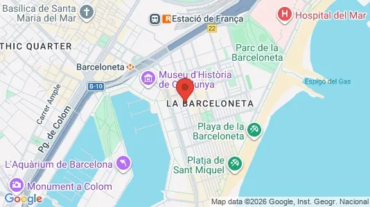 Apartments for rent i Barcelona Ciutat Vella - kort over placeringen