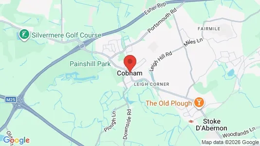 Houses for rent i Cobham - Surrey - kort over placeringen