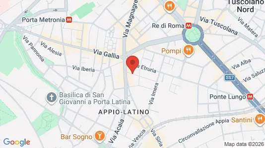 Apartments for rent i Roma Municipio VII – Appio-Latino/Tuscolano/Cinecittà - kort over placeringen