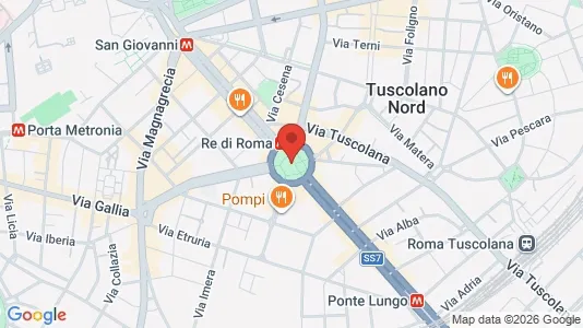Apartments for rent i Roma Municipio VII – Appio-Latino/Tuscolano/Cinecittà - kort over placeringen