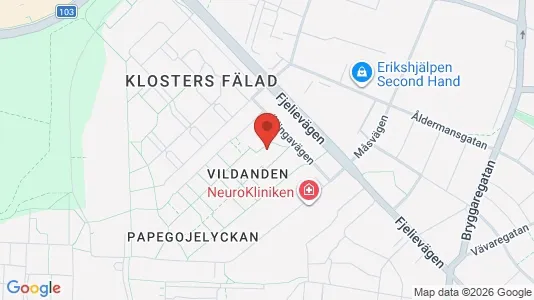 Rooms for rent i Lund - kort over placeringen