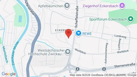 Apartments for rent in Zwickau - Photo from Google Street View