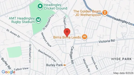 Apartments for rent i Leeds - West Yorkshire - kort over placeringen