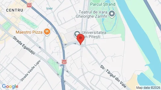 Apartments for rent i Piteşti - kort over placeringen