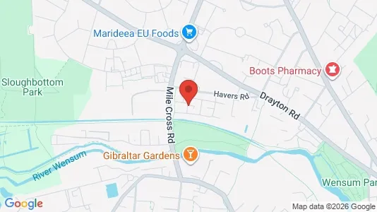 Apartments for rent i Norwich - Norfolk - kort over placeringen