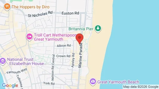 Apartments for rent i Great Yarmouth - Norfolk - kort over placeringen