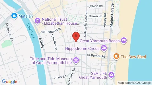 Apartments for rent i Great Yarmouth - Norfolk - kort over placeringen