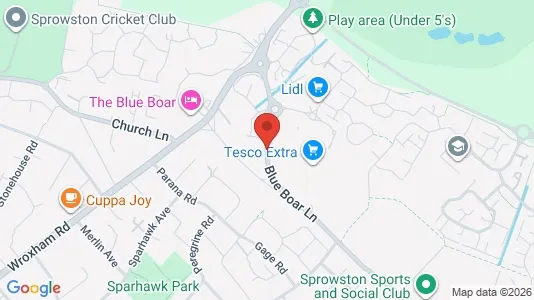 Apartments for rent i Norwich - Norfolk - kort over placeringen