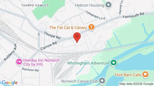 Apartments for rent i Norwich - Norfolk - kort over placeringen