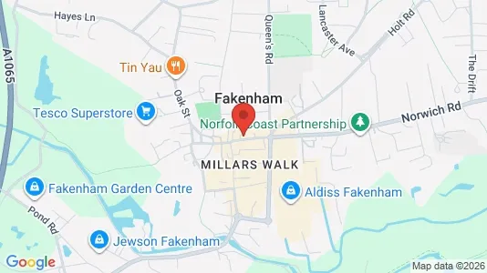 Apartments for rent in Fakenham - Norfolk - Photo from Google Street View