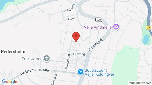 Apartments for rent i Vejle Center - kort over placeringen