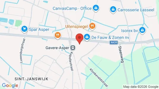 Apartments for rent i Gavere - kort over placeringen