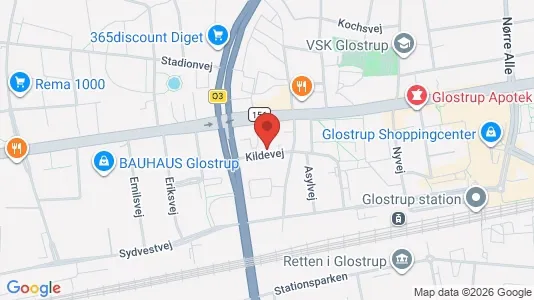 Apartments for rent i Glostrup - kort over placeringen