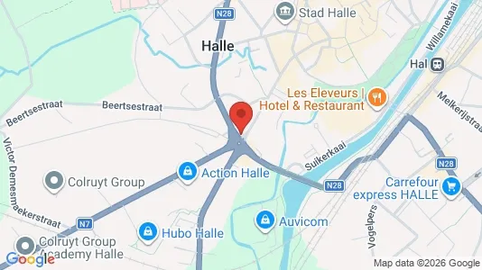 Apartments for rent i Halle - kort over placeringen