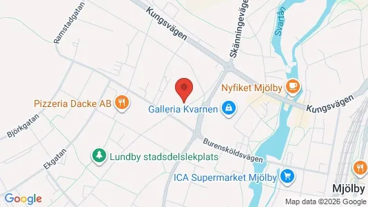 Apartments for rent i Mjölby - kort over placeringen